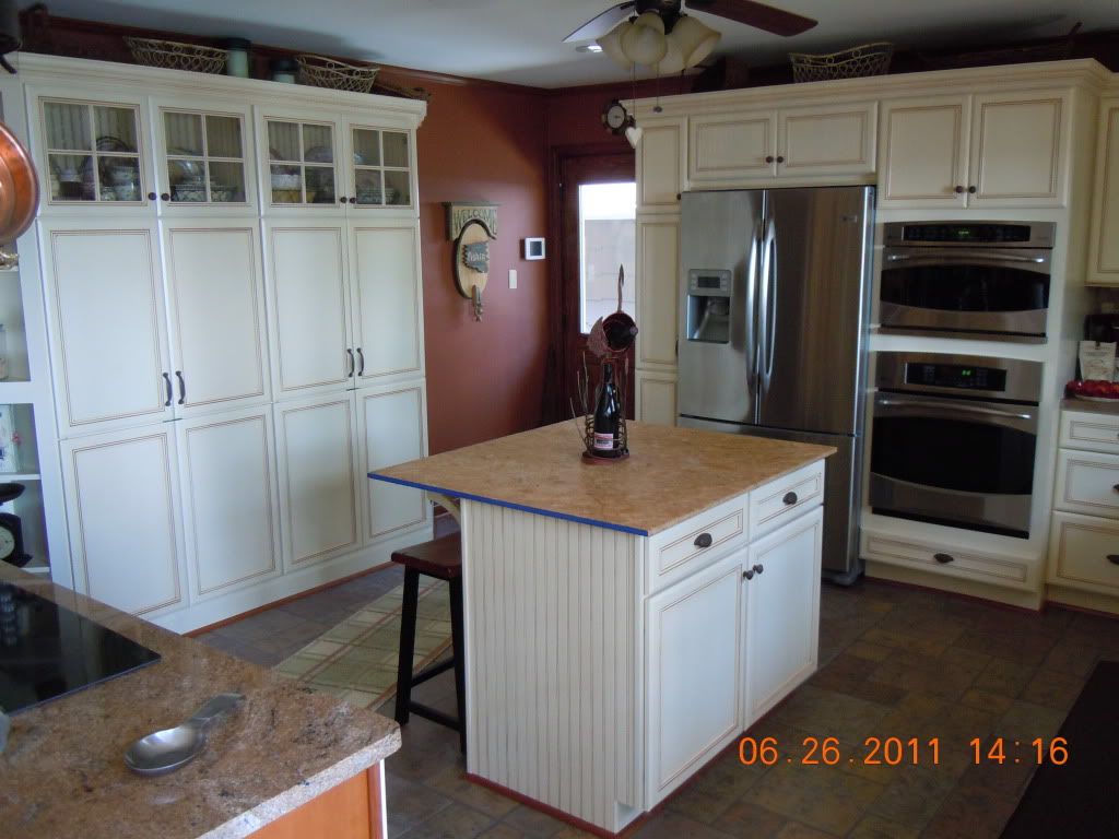 Cream with Knotty Pine Ceilings