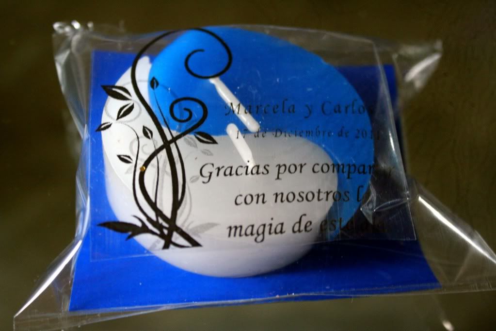 vela recuerdo de boda