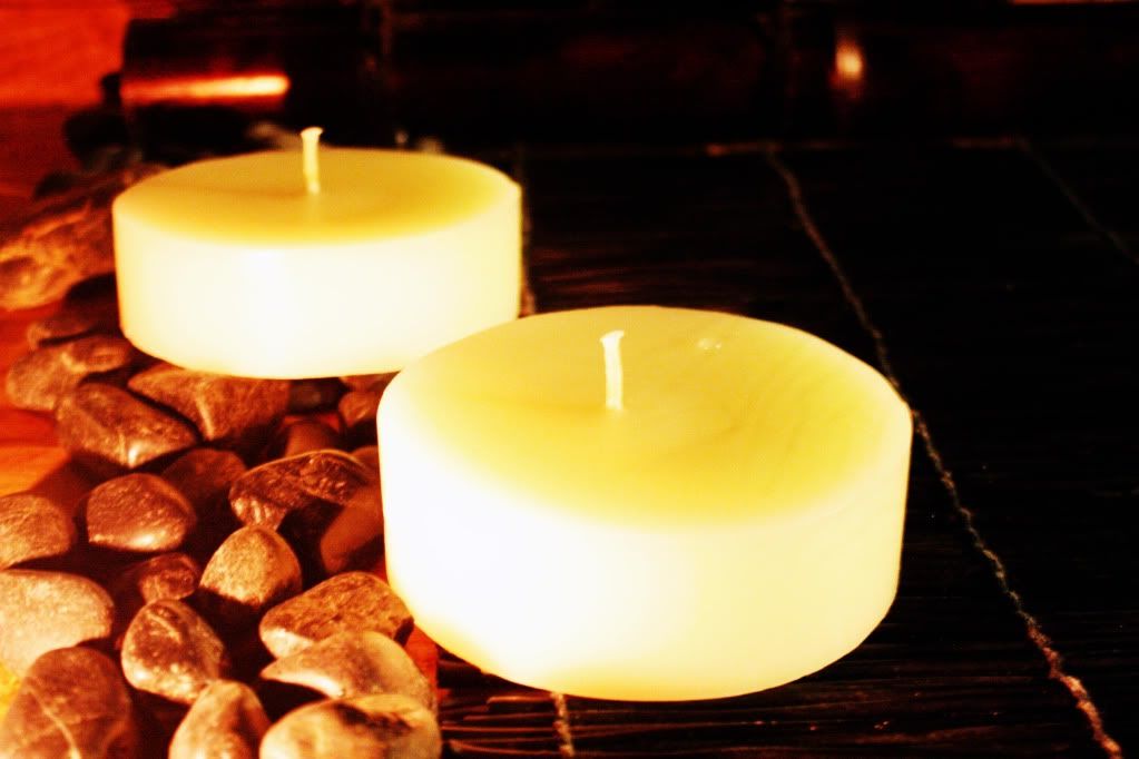 velas flotantes