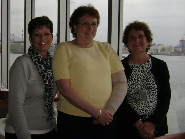 Pickle (Beth P, Beth R (me), and Crusader (Francine) at the United Nations on Friday.