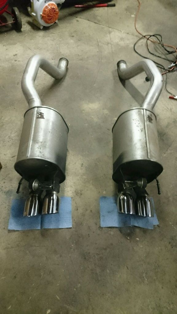 2009 OEM C6 Z06 axle back exhaust CorvetteForum Chevrolet Corvette