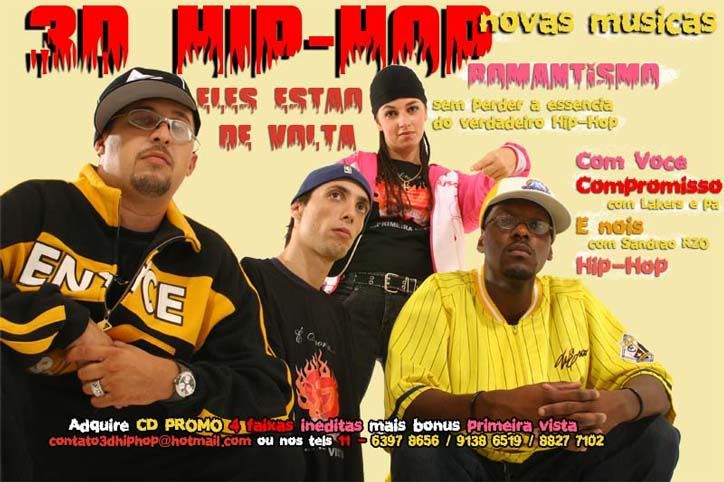 3D Hip-Hop venda de CDs