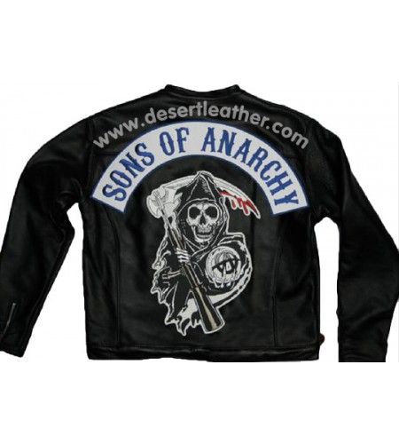 Sons of Anarchy Black Leather Jacket