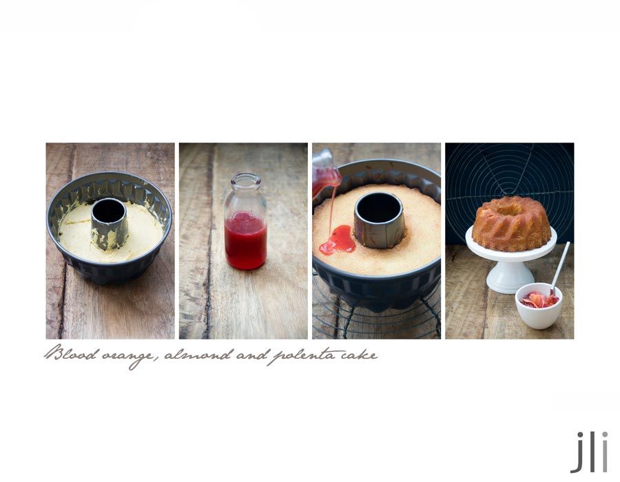blood orange almond and polenta cake