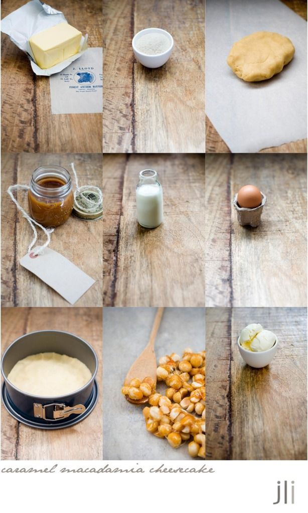 caramel macadamia cheesecake