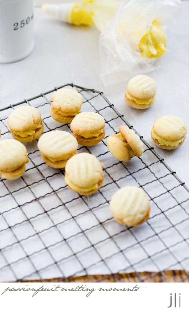 passionfruit melting moments