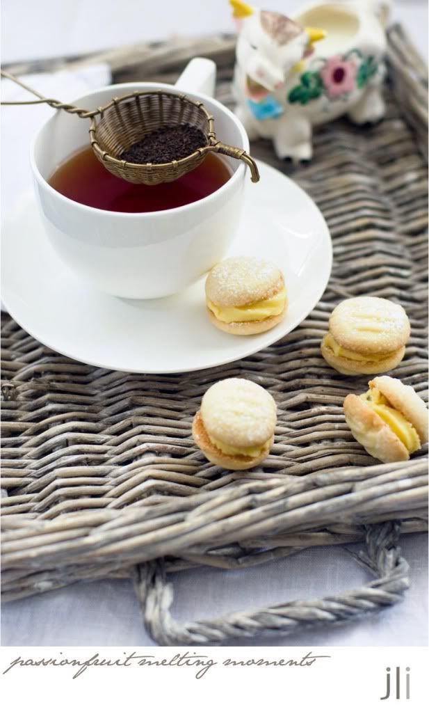 passionfruit melting moments