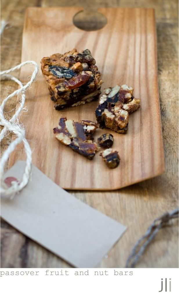 passover fruit and nut bars