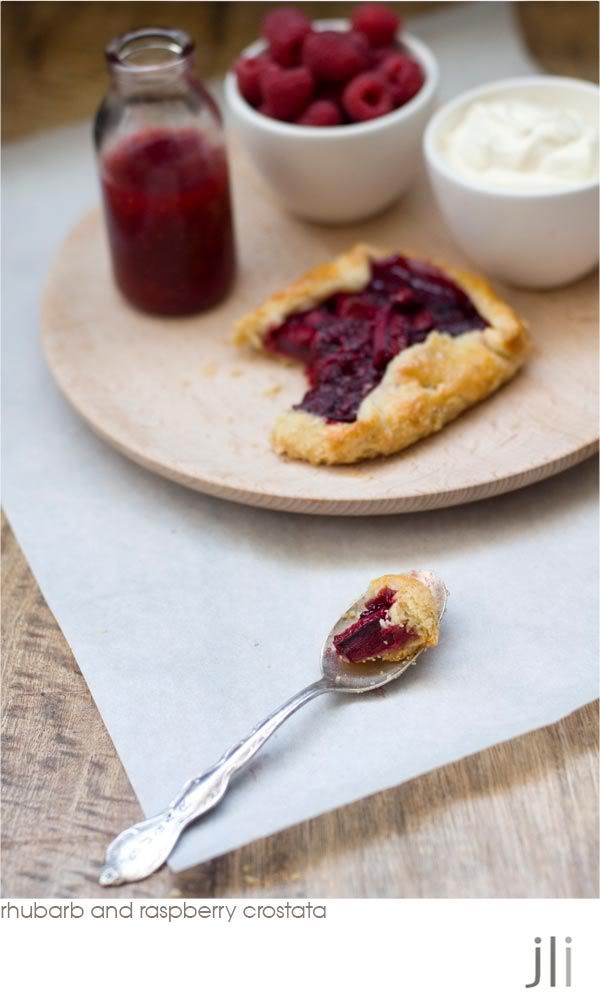 rhubarb and raspberry crostata,sour cream pastry,jillian leiboff imaging,sydney,food photography