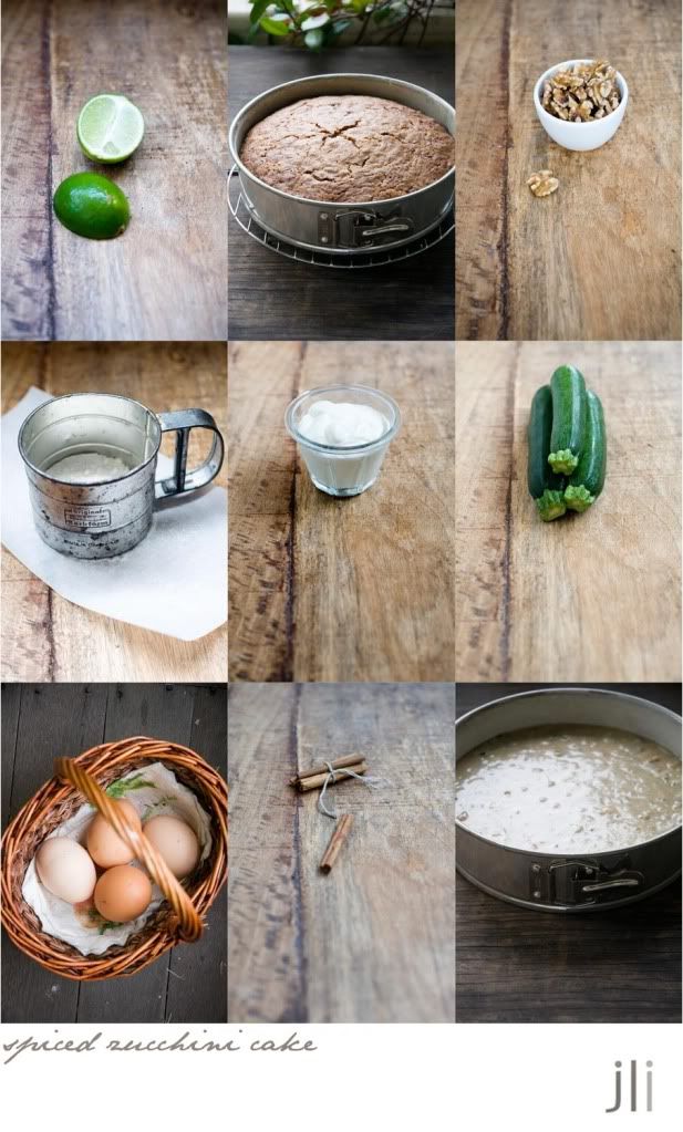 spiced zucchini cake