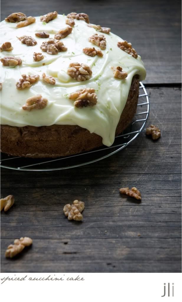 spiced zucchini cake