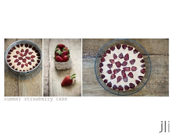 strawberry summer cake