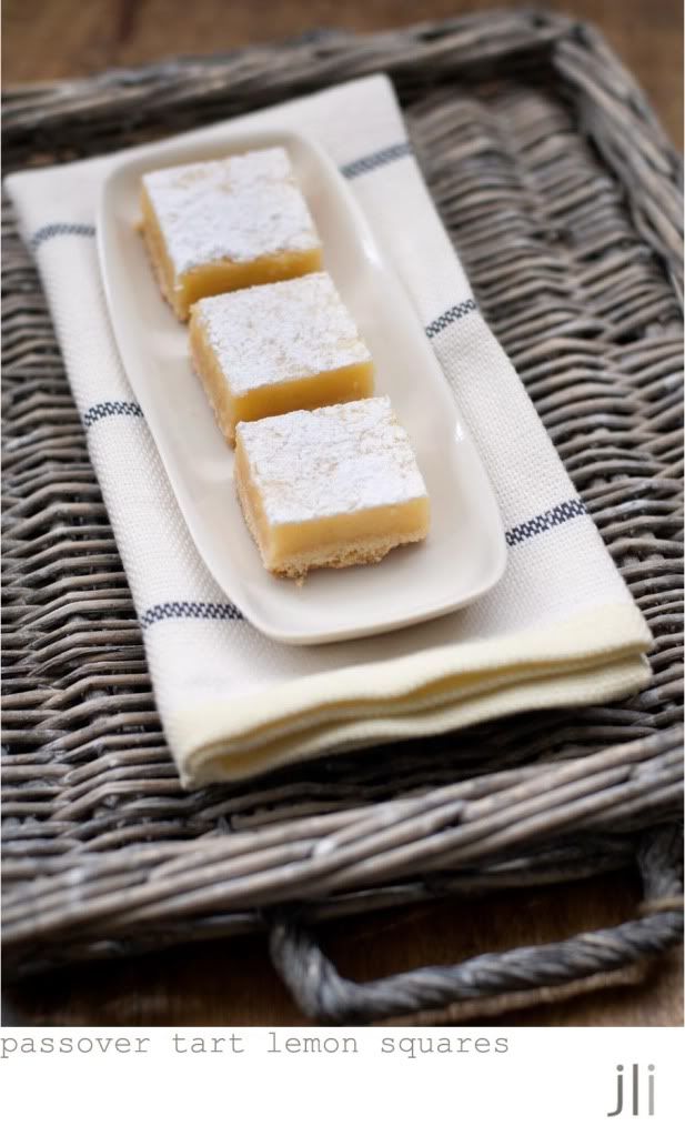passover tart lemon squares