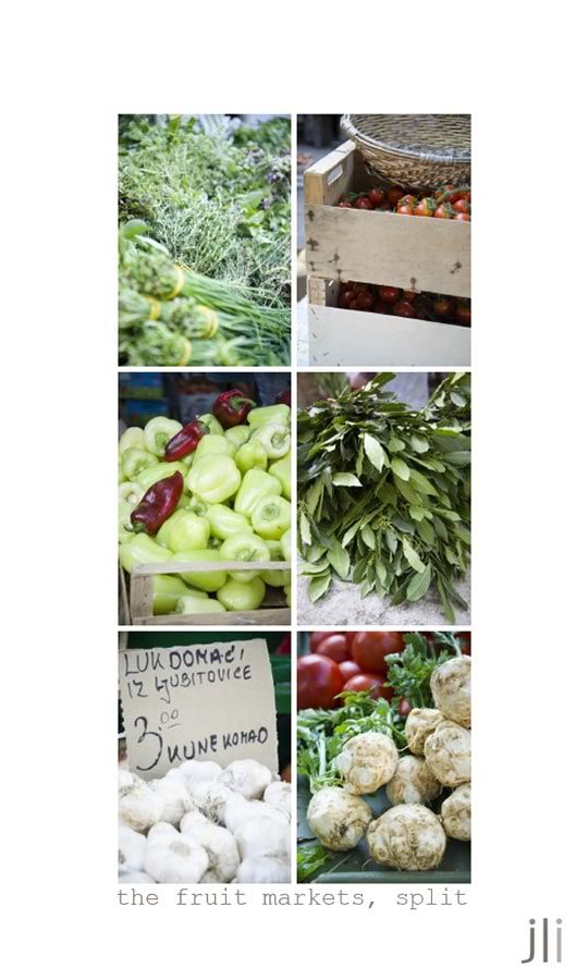 fruit market, split