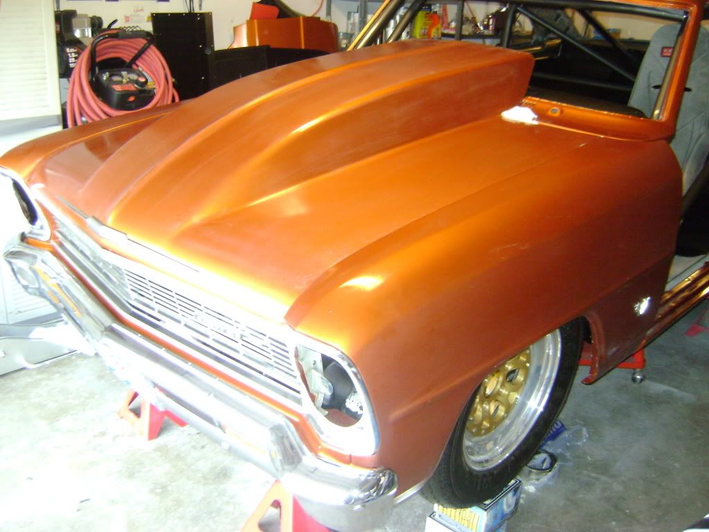 Any pics of 1st generations with fiberglass cowl hoods? Chevy Nova Forum