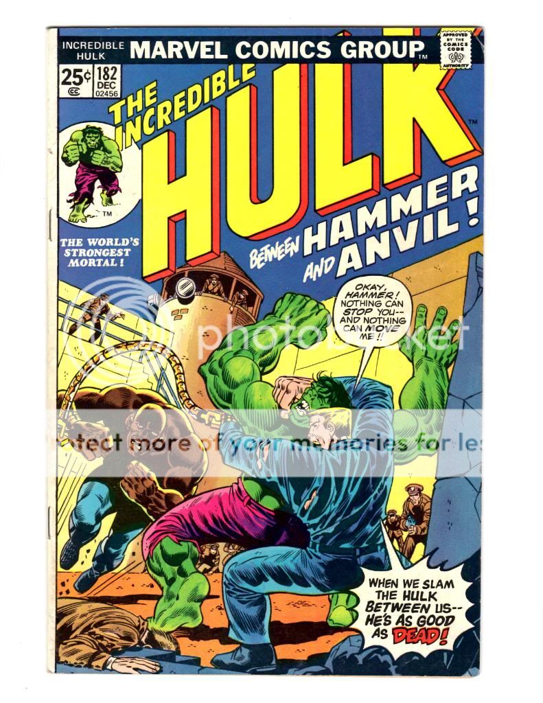 INCREDIBLE HULK 182 (1974) THIRD APPEARANCE OF WOLVERINE KEY  