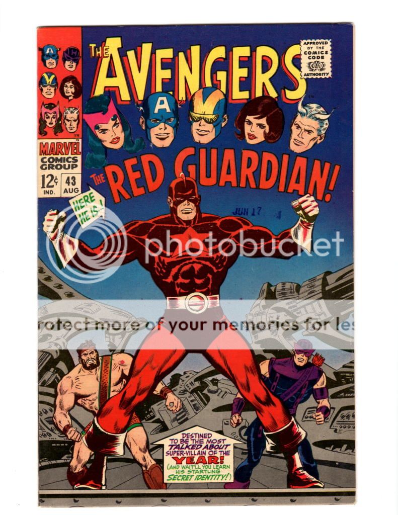 avengers 43 (1967) first appearance red guardian