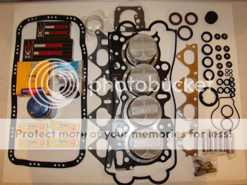 PR3 Civic Pistons Gasket Engine Kit Integra LS/VTEC B18  