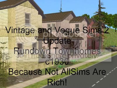 Mod The Sims - Vintage and Vogue...Sims 2 Retro Update
