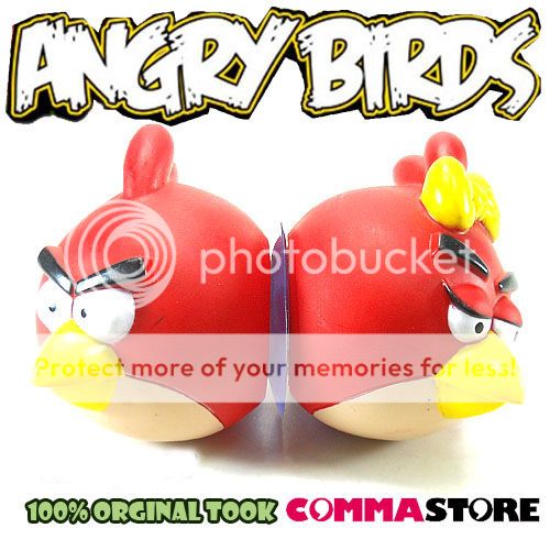 6CM Angry Birds Characters Glass Ornaments  